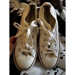 Converse All Star Chuck Taylor Womens Size 6 Mens Size 4 White CONVERSE EUC A15